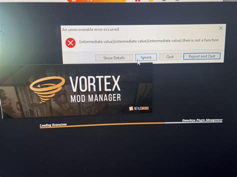 Vortex extension update - Ever since the latest patch of Starfield, a few days ago, my Vortex installation is acting quite buggy. i.e. As of late attempting to either update mods, deploy mods, or even remove mods come with the same endpoint symptom. An infinite stuck loading loop that just sits there and never completes. I'm down to about to reinstall Vortex over my ...
